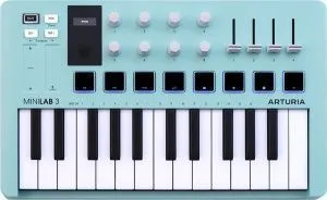 Arturia MiniLab 3 Aquamarine MIDI-клавиатура.