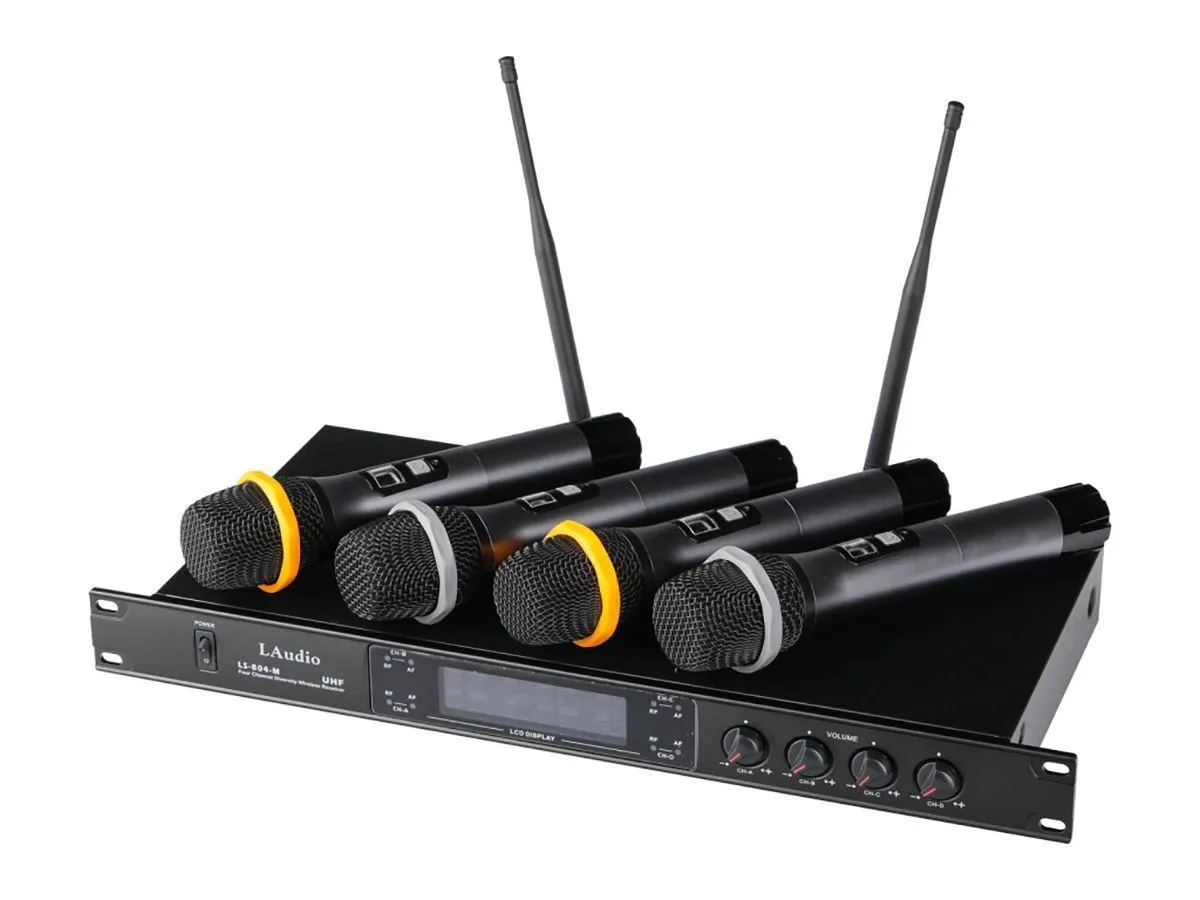 LAudio LS-804-M Вокальная радиосистема, 4 ручных передатчика.