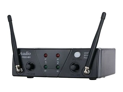 LAudio PRO2-MH Двухканальная радиосистема с ручным передатчиком и головным микрофоном.