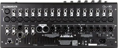 Allen & Heath QU-16 Цифровой 16-ти канальный микшерный пульт.