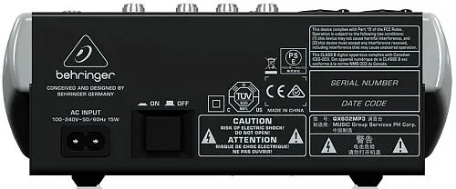 Behringer QX602MP3 Микшерный пульт.