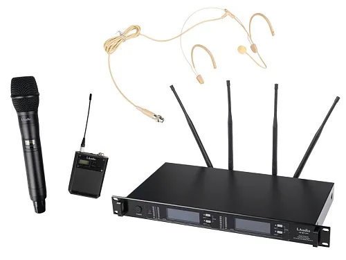 LAudio LS-Q7-MH Радиосистема с ручным и головным передатчиком.