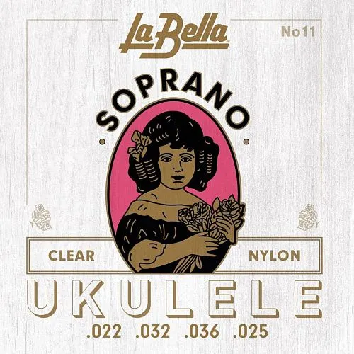 La Bella 11-Soprano Комплект струн для укулеле сопрано.