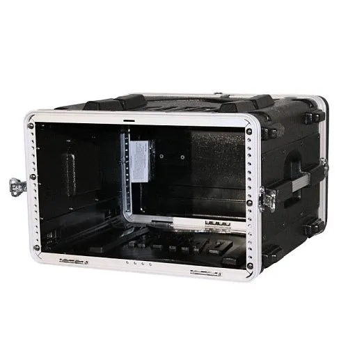 Gator GR-6L Рэковый кейс на 6U, стальные рельсы, глубина 19", вес 6.34 кг, пластик.