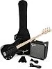 Fender Squier Affinity 2021 Precision Bass PJ Pack MN Black Комплект бас-гитарный.-0