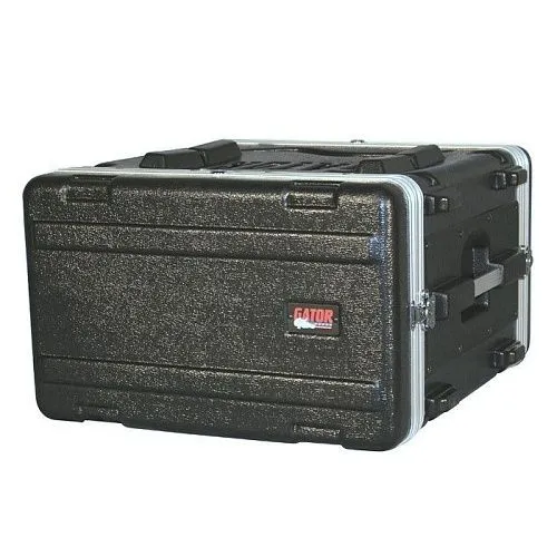 Gator GR-6L Рэковый кейс на 6U, стальные рельсы, глубина 19", вес 6.34 кг, пластик.