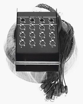 Invotone DB1204/30M Мультикор 12 входов - 4 выхода, 30 метров.