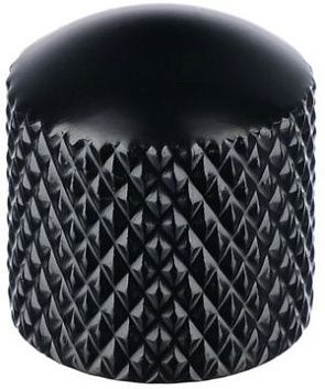 Musiclily M153-4 Ручка потенциометра, метрическая, металлическая, черная (в комплекте 4 шт.).