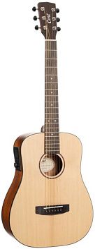 Cort Earth-GO-OP-wbag Электроакустическая гитара 3/4.